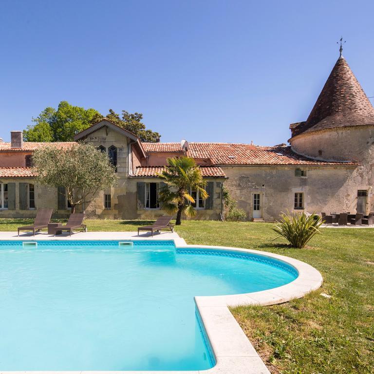 Bed and Breakfast Chateau de Puyrigaud à Léoville Extérieur photo
